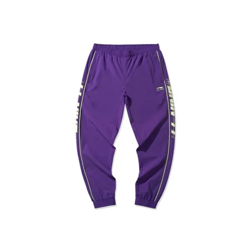 Лайнер Вязаные Тренировочные Штаны Мужские Яркие Лотос Фиолетовые