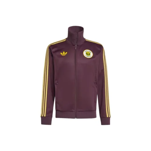Adidas Originals SS24 Portland Timbers Adidas BECKENBAUER TRACK Топ Куртки Пальто Мужской Красный