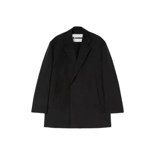 JIL SANDER Мужские черные куртки
