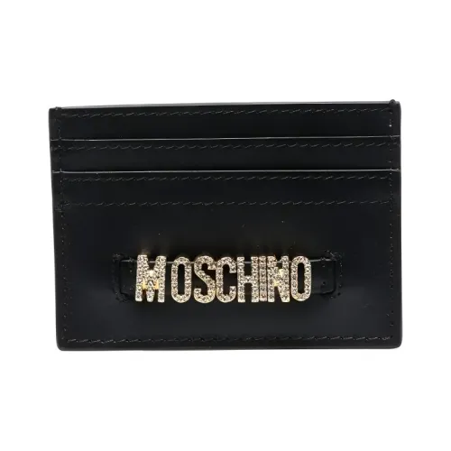 MOSCHINO Телячья кожа Держатель для карт Держатель для карт Женский Черный