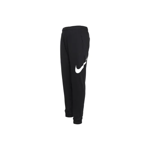 Nike Dri Fit Черные Мужские Вязаные Тренировочные Штаны