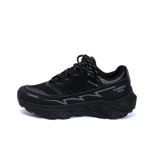 HUANQIU Беговые кроссовки Low Top Черные Мужские