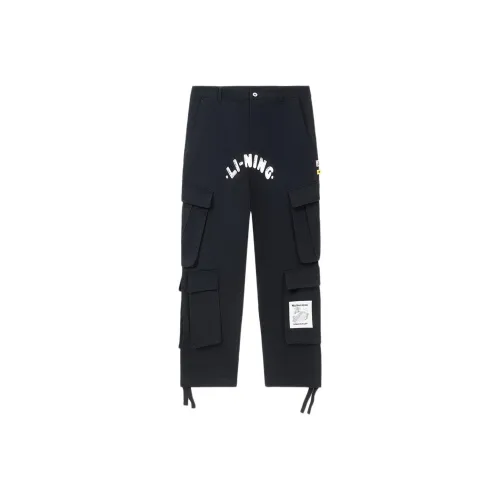LINING Скейтборд Черные Мужские Карго Брюки