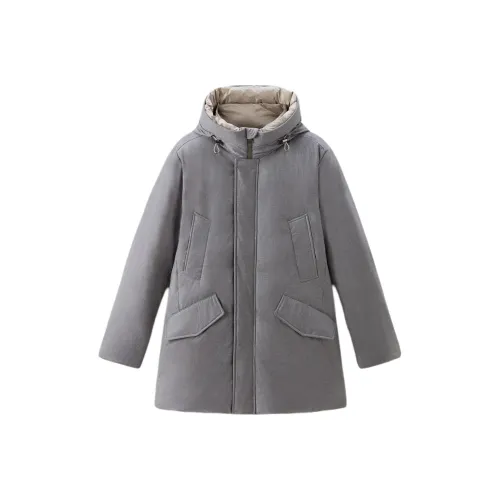 WOOLRICH Пуховик Мужской Серый