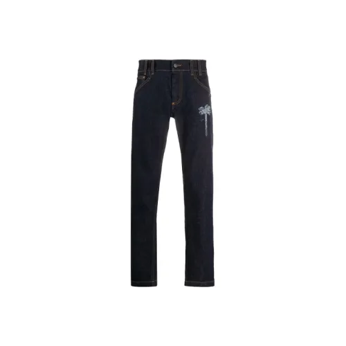PALM ANGELS Blue Men's Jeans PALM ANGELS Синий Мужские Джинсы