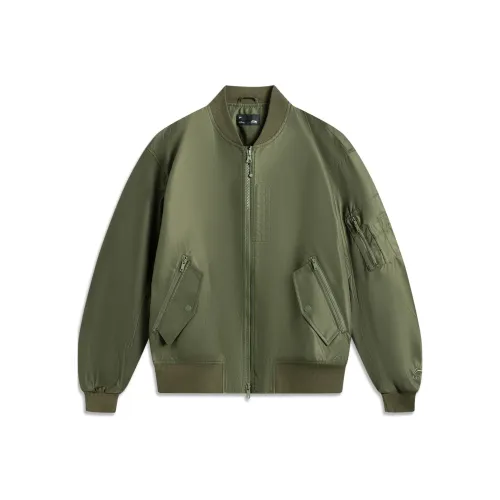 LINING Sports Life Collection Куртки Пальто Унисекс Виноградный Лист Зеленый