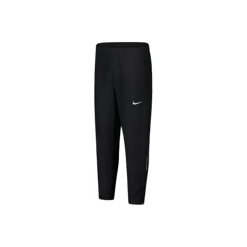 Nike Вязаные тренировочные штаны мужские черные