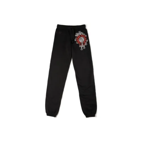 Chrome Hearts Вязаные Спортивные Штаны Унисекс Черные