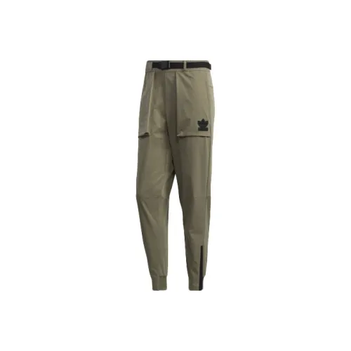 Adidas Originals Clover Series Outfit Ruins Зеленый Мужские Вязаные Тренировочные Штаны