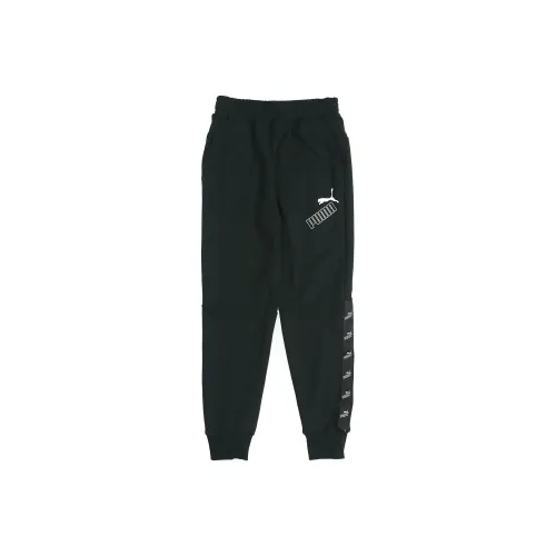 PUMA Черные Мужские Вязаные Спортивные Штаны