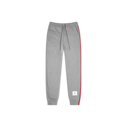 THOM BROWNE Серые Мужские Вязаные Спортивные Штаны