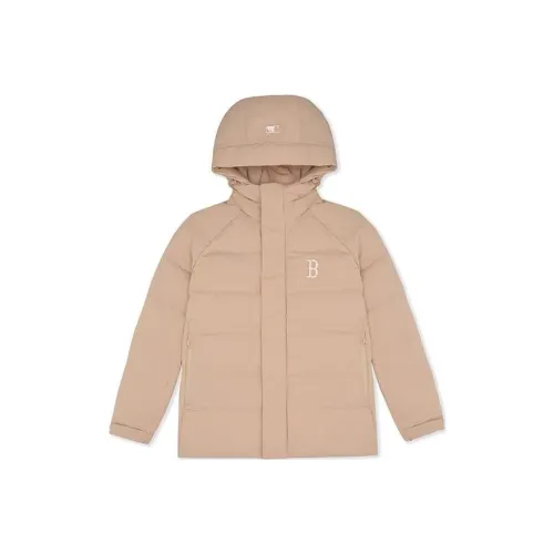 MLB FW23 Пуховик Унисекс Лен Бежевый Желтый