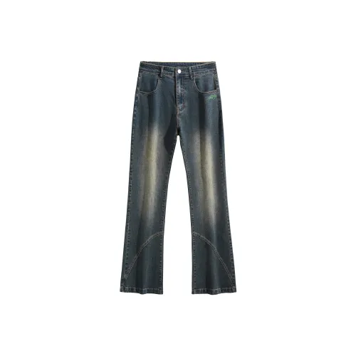 Черный клевер унисекс джинсы