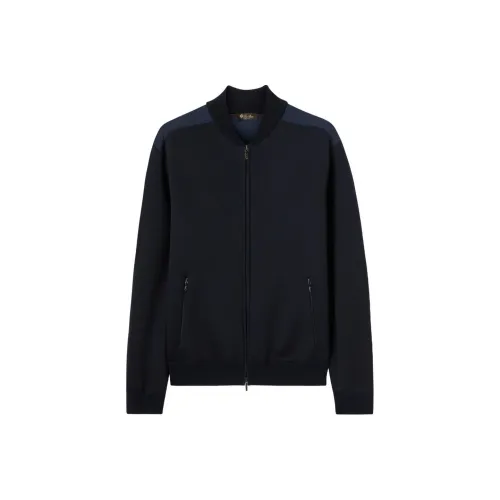 Loro Piana Морской Синий Мужские Куртки