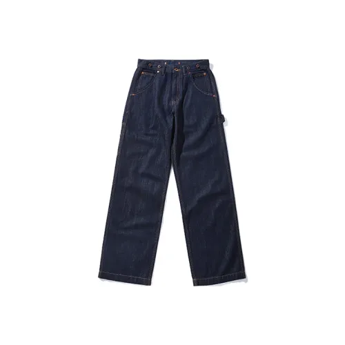 Prth Promethean Прямой крой Брюки Джинсы Мужские Синий