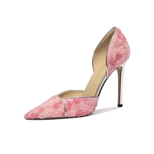 Lily Wei Розовый Dream Узкий каблук Высокие каблуки Женские Розовый