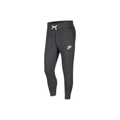 Nike Черный Серый Цвет Мужские Вязаные Тренировочные Штаны