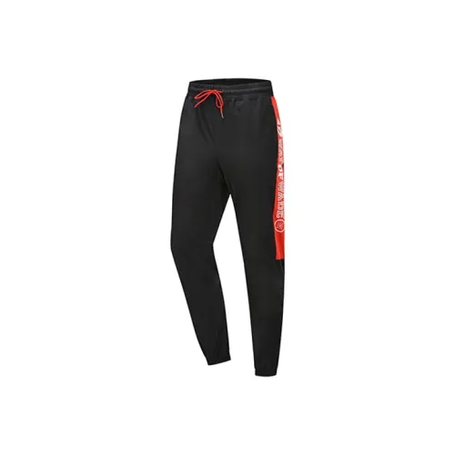 LINING Черные Мужские Вязаные Спортивные Штаны