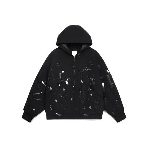 Guuka Хлопковый пуховик унисекс черного цвета