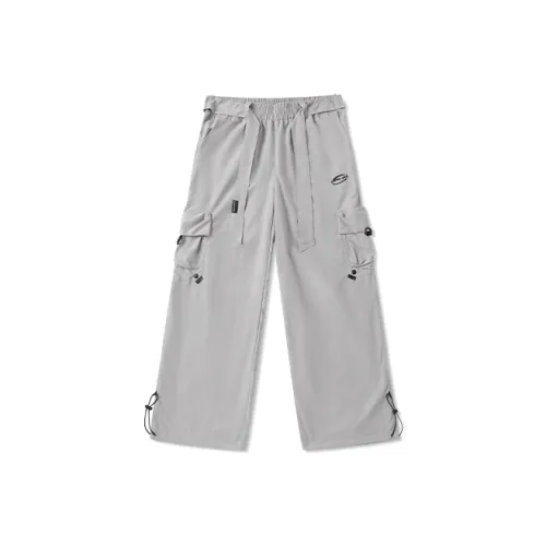 LAMLICKA Серые Унисекс Брюки с карманами