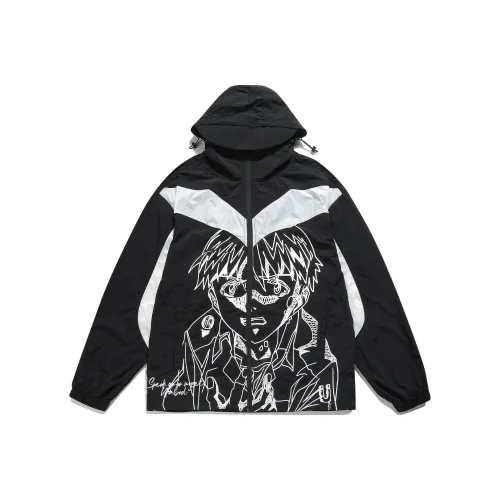 Guuka Черный Унисекс Тренч