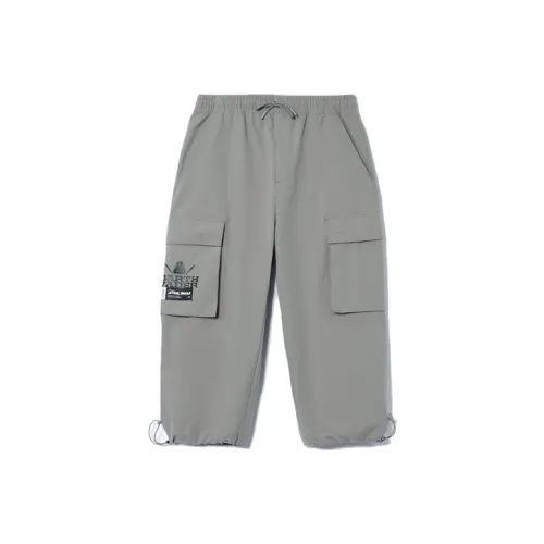 Подкладка X XINGQIUDAZHAN Коллаборация Карго Брюки Мужские Серые