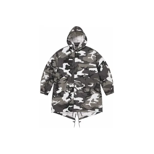 Supreme x Futura SS24 WEEK1 Futura FISHTAIL PARKA Пальто Мужской