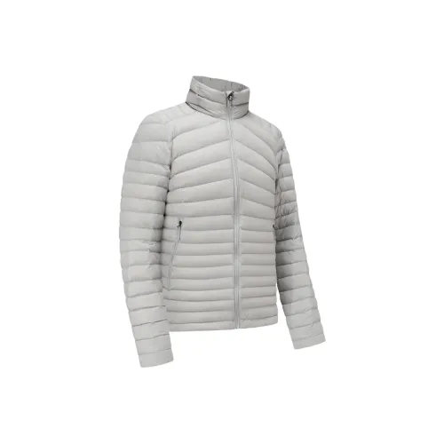 DECATHLON Серый Мужской Пуховик
