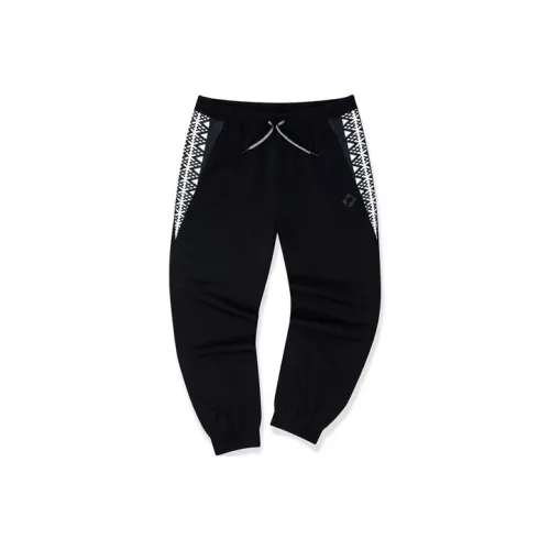 FILA FUSION X White Mountaineering FILA FUSION Hakusan l Коллекция Сотрудничества Вязаные Тренировочные Штаны Мужские Темно-Черный