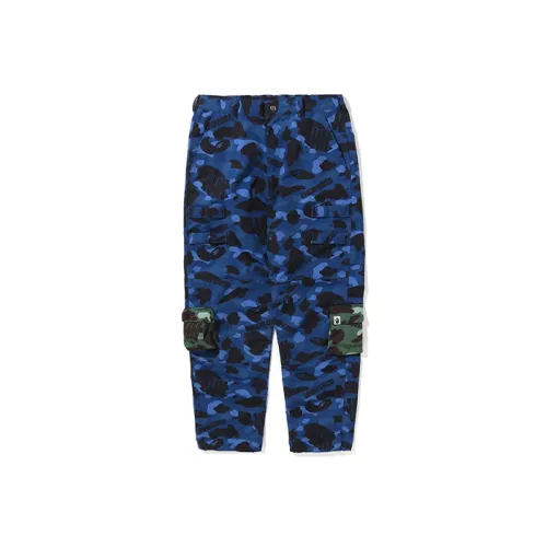 UNDEFEATED X BAPE Синий Мужские Джинсы