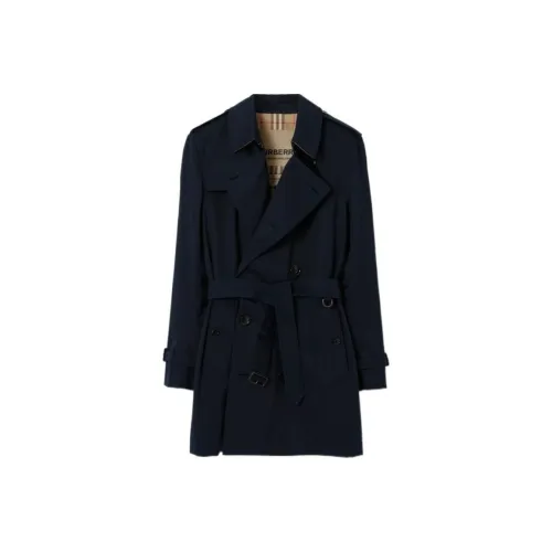 Burberry SS24 Тренчкот Мужской Угольный Синий