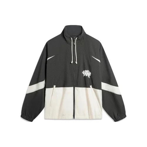 LINING Badfive Тренчкот Мужской Обсидиан Серый Гравий Серый