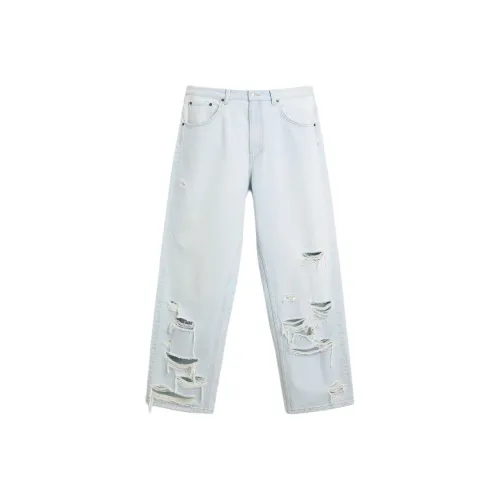 ZARA Light Blue Men's Jeans ZARA Светло-голубые мужские джинсы