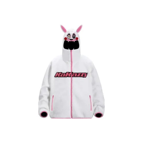 KAKAZZY Хлопковый пуховик унисекс белый