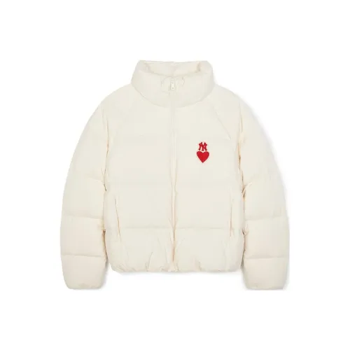 MLB Наполнитель Пуховик Унисекс Кремовый