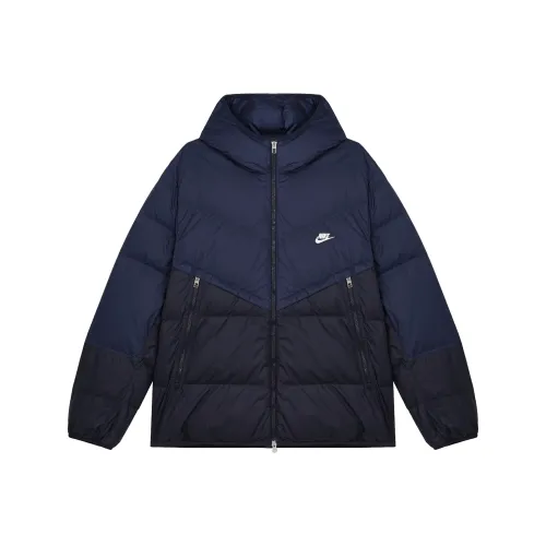 Nike Sportswear Темно-синий Синий Мужской Пуховик