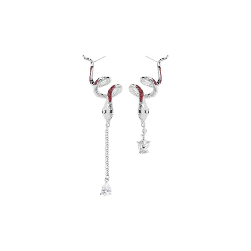 KING OF BLING Серьги-гвоздики из серебра 925 пробы женские