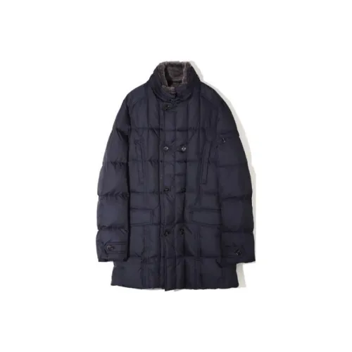 Moorer Куртки и Пальто Мужской Морской Синий