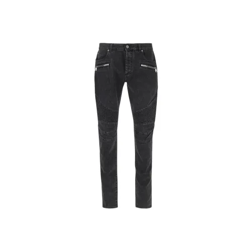BALMAIN Мужские черные джинсы