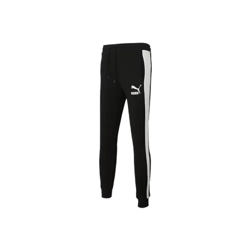 PUMA T7 Мужские Повседневные Брюки Черные