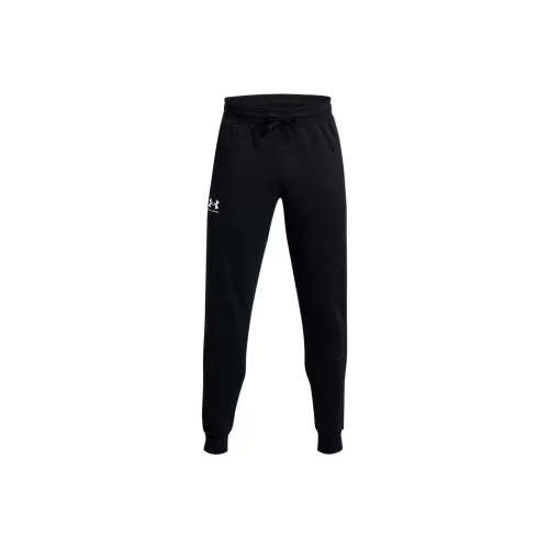 Under Armour Rival Черные Мужские Вязаные Тренировочные Штаны