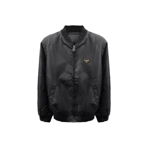 PRADA Мужские черные куртки