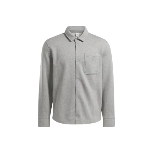 Reebok Классический WDE FLC OVERSHIRT Куртки Пальто Унисекс Серый
