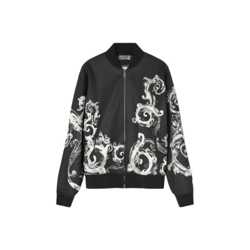 VERSACE JEANS COUTURE SS24 Куртки и Пальто Мужской Черный