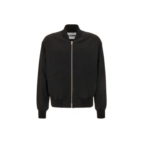 JIL SANDER Мужские черные куртки