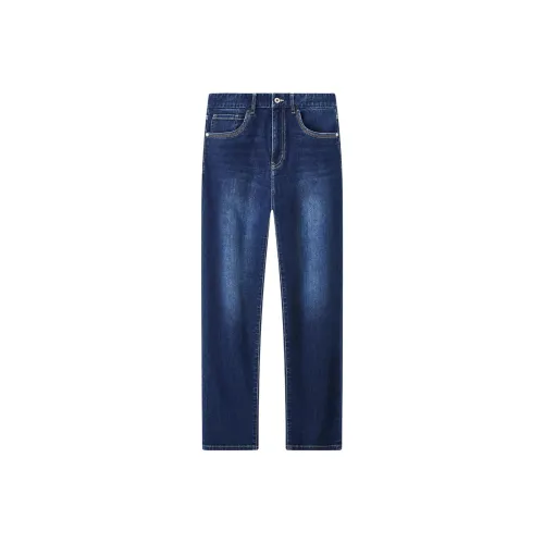 Jiumuwang Мужские брюки Expert Comfort Jeans Мужской Темно-синий