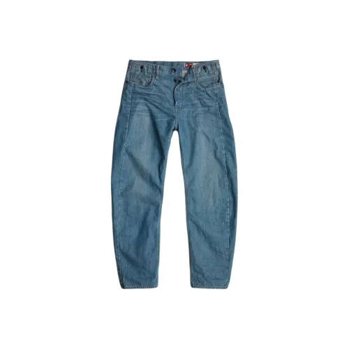 STAR RAW Джинсы Мужские Бирюзовый Синий