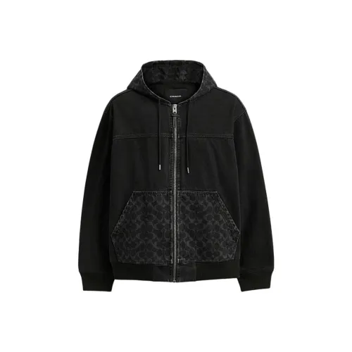 COACH SS24 Пуховик Мужской Черный