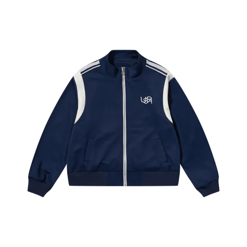 U.S. POLO ASSN. Куртки и пальто унисекс королевский синий цветовая схема