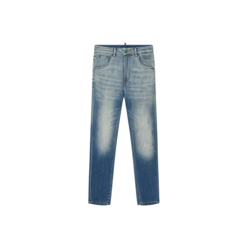 DILLO SS25 Джинсы Мужские Серый Синий
